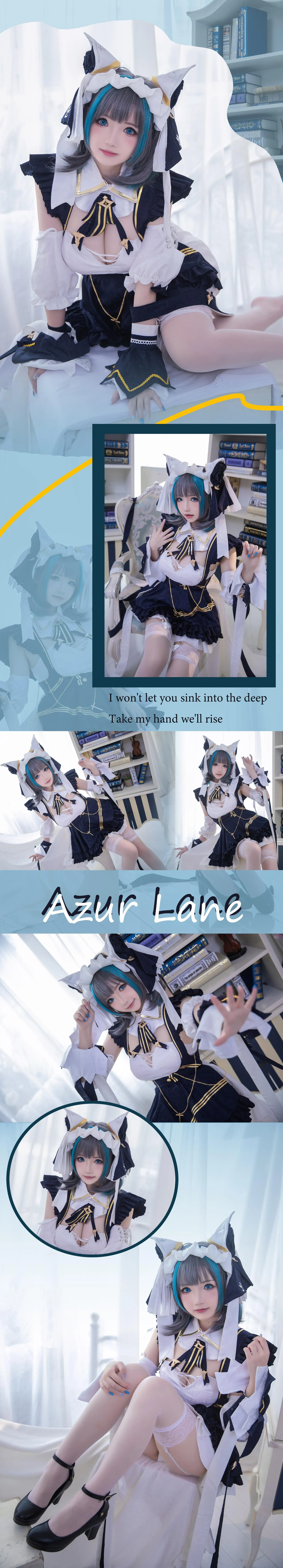 雪晴Astra – NO.33 Azure Lane 柴郡 [19P]插图7